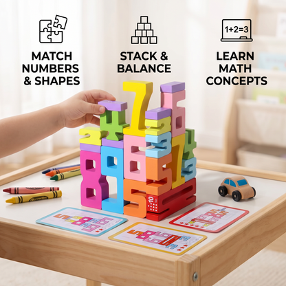 Educational Maths and Numbers Learning Blocks