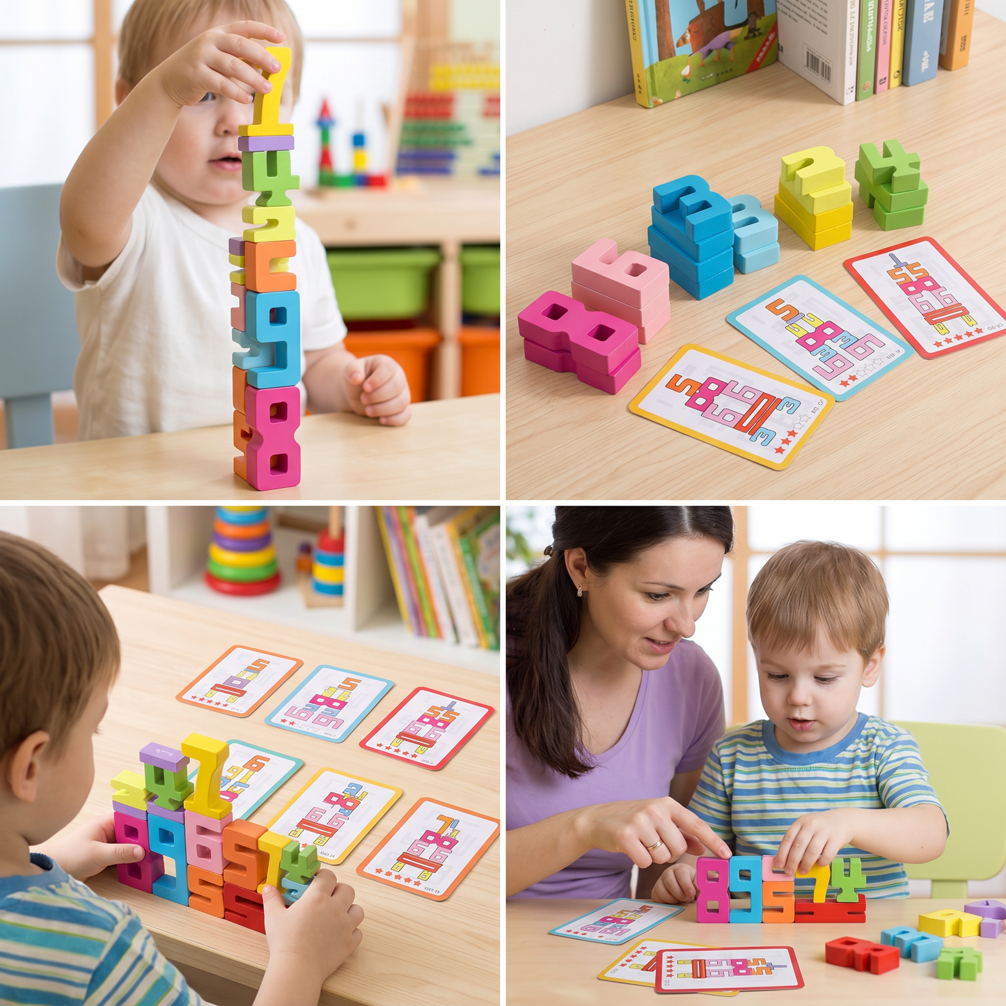 Educational Maths and Numbers Learning Blocks
