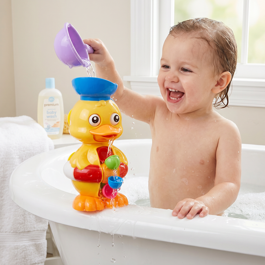 Water Wheel Bath Duck Toy