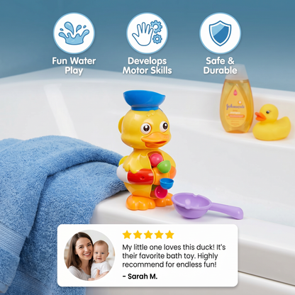 Water Wheel Bath Duck Toy