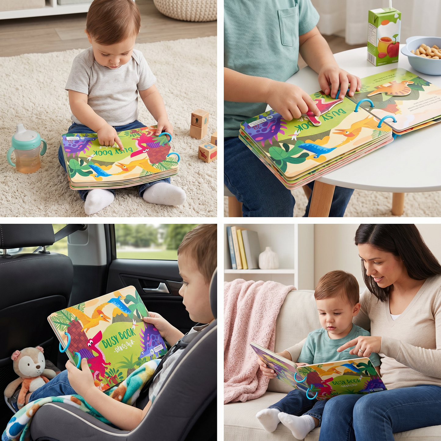 BusyBook - Montessori Durable Story Book