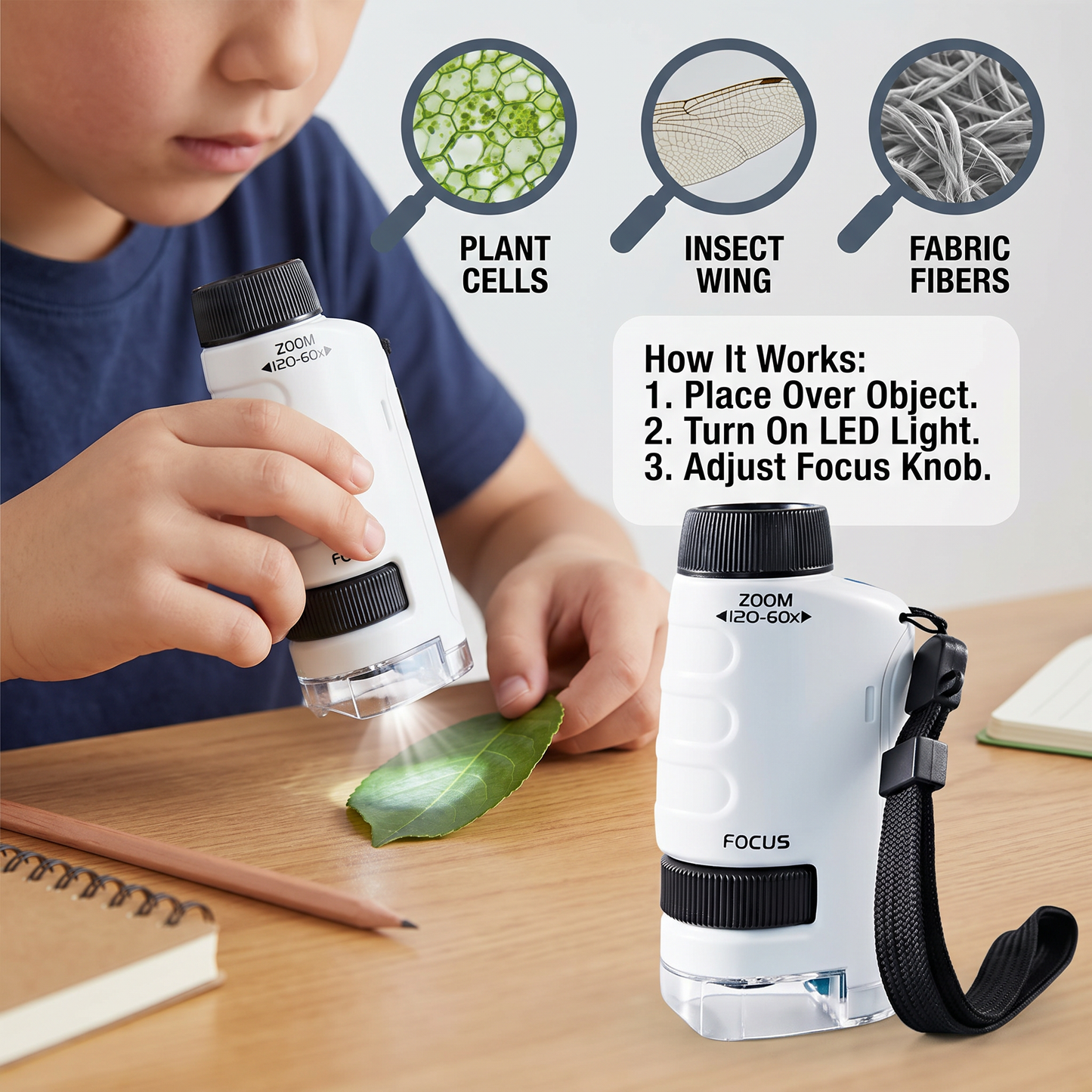 Mini Microscope for kids