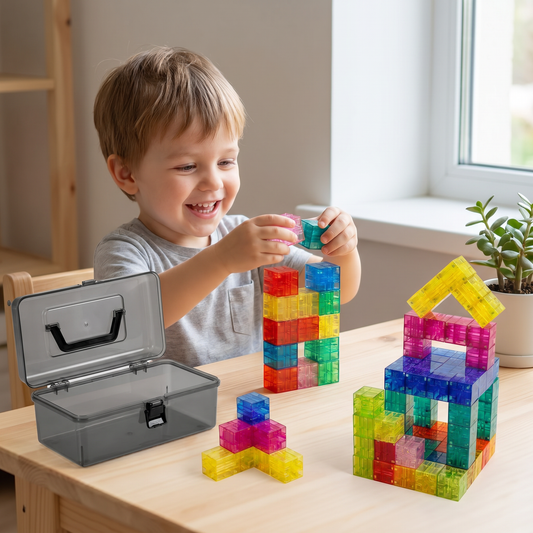 Montessori Cube Building Block Set for Kids