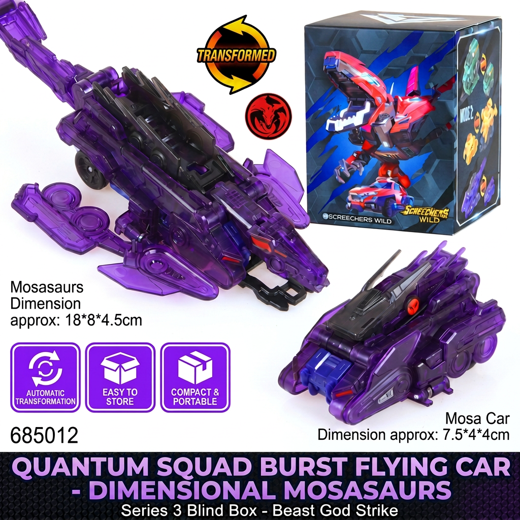 Jumping Transforming Racing Car Toy