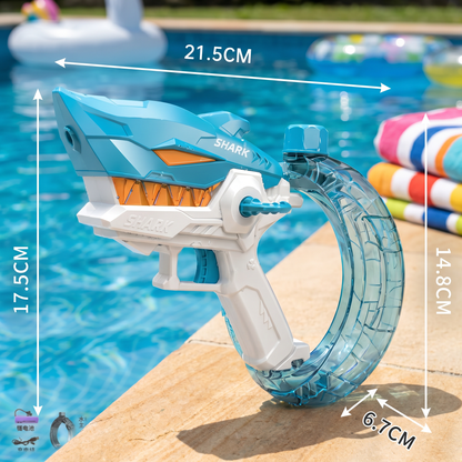 Electric Shark Water Gun for Kids – Fully Automatic Water Blaster for Hot Summer Fun