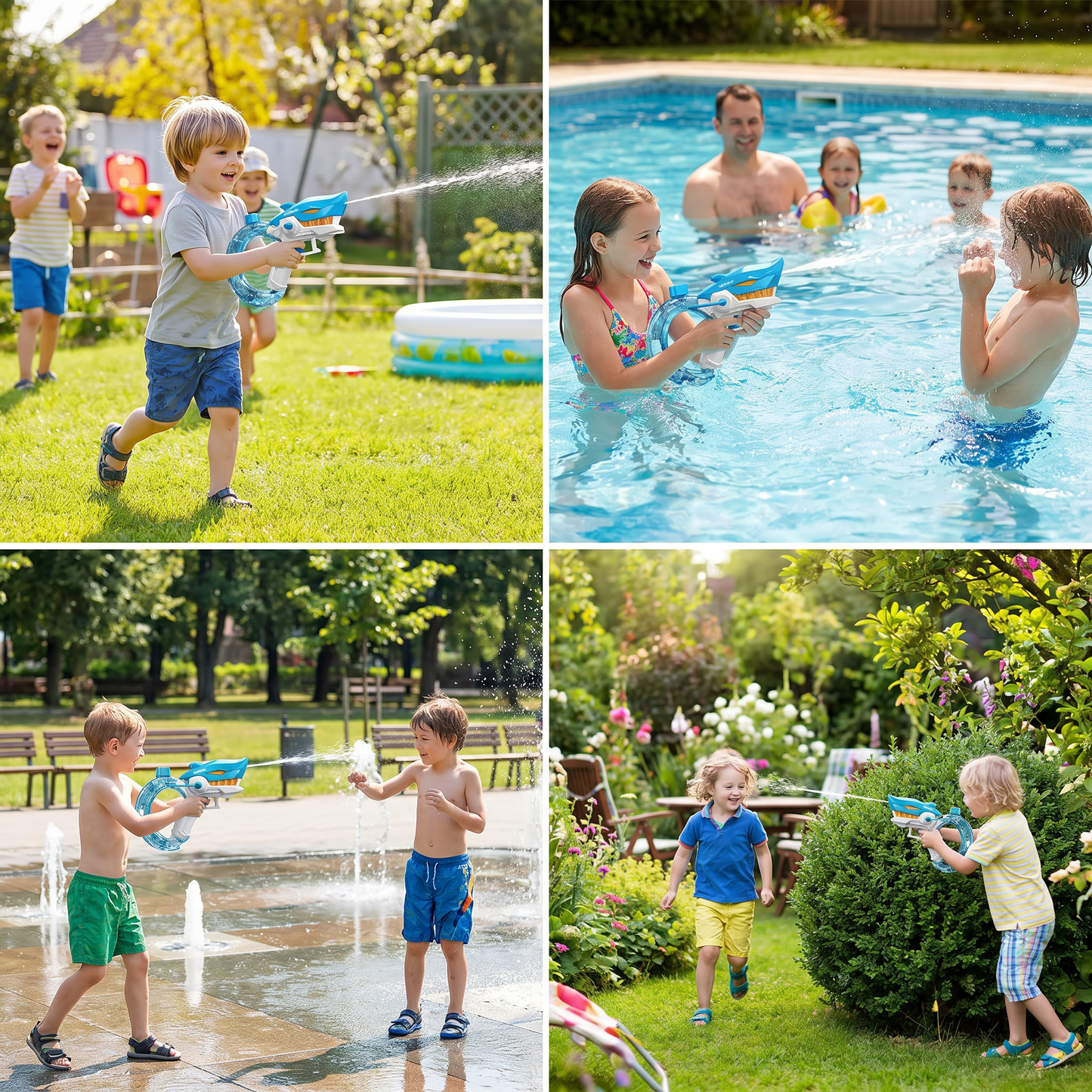 Electric Shark Water Gun for Kids – Fully Automatic Water Blaster for Hot Summer Fun