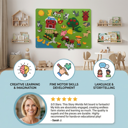 Story Worlds - Learning based felt board