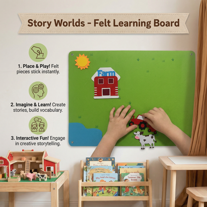 Story Worlds - Learning based felt board