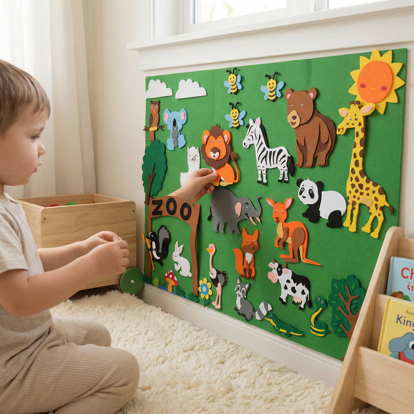 Story Worlds - Learning based felt board