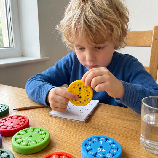 Mathematics educational game Fidget Spinner