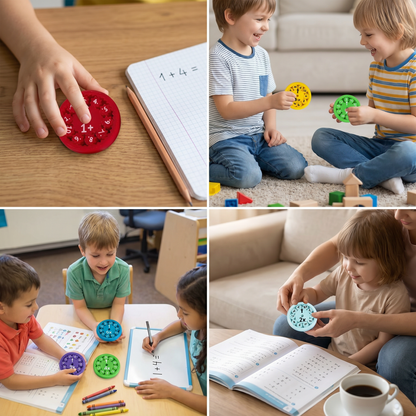 Mathematics educational game Fidget Spinner