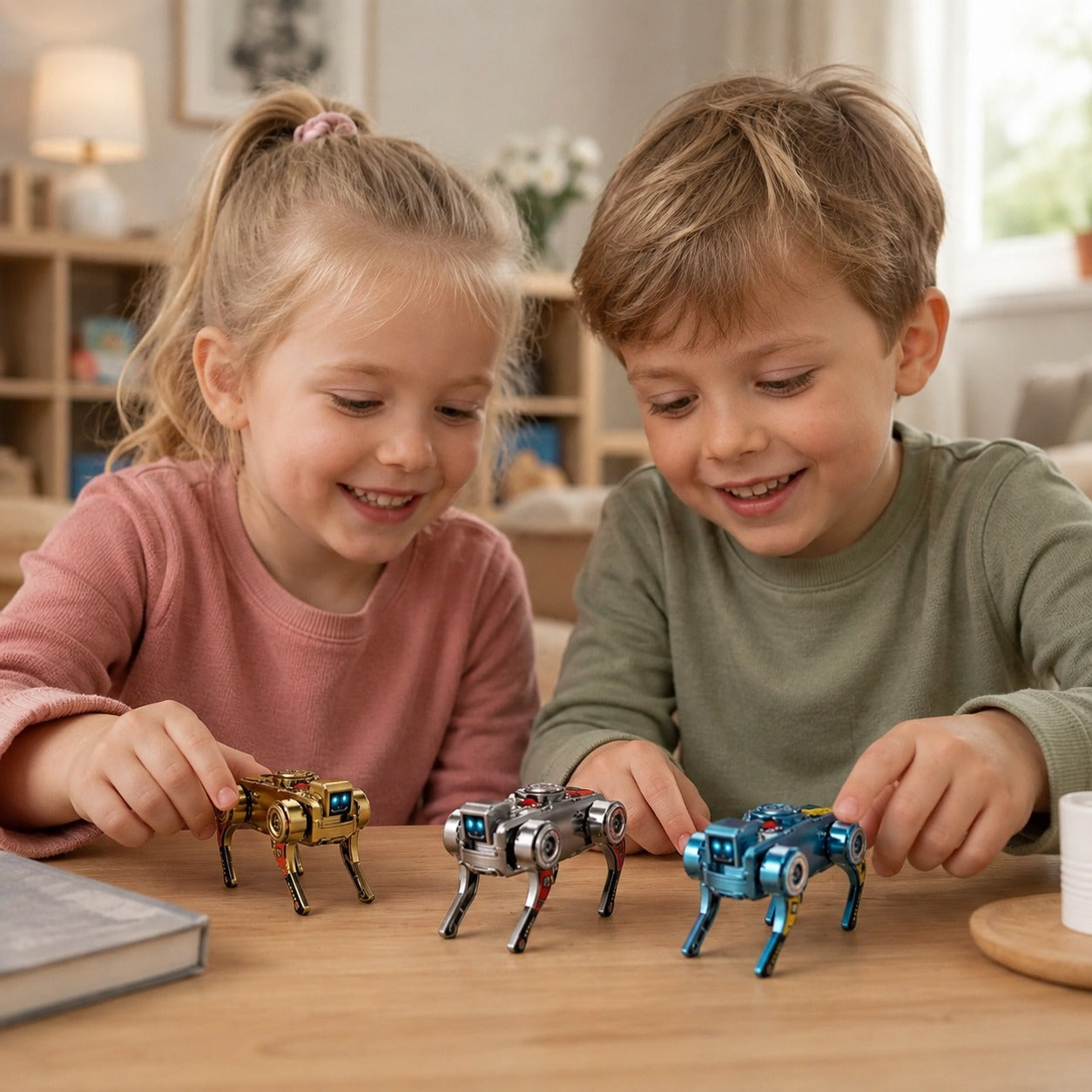 3-in-1 Mechanical Robot Dog Fidget Spinner Toy