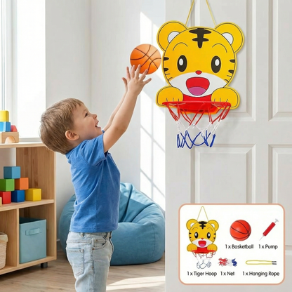 Cute animal basketball set for children