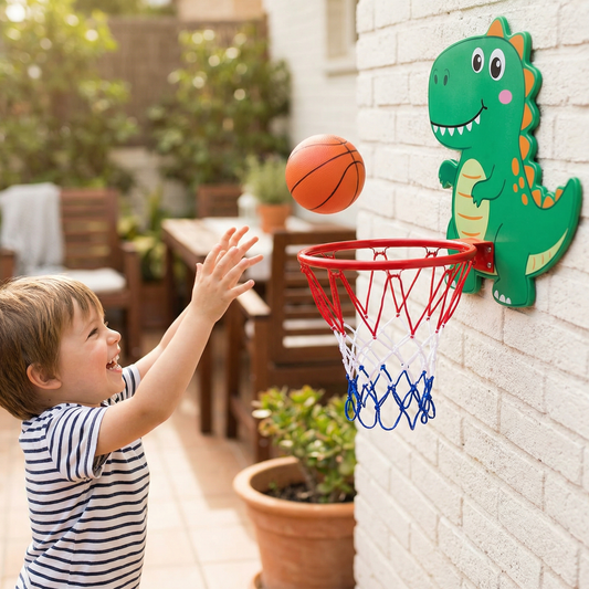 Cute animal basketball set for children