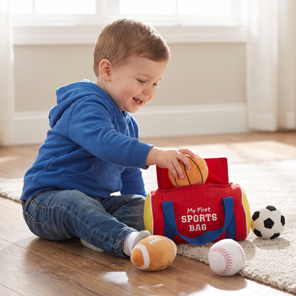 My First Sports Plush Bag – Soft Baby Play Set