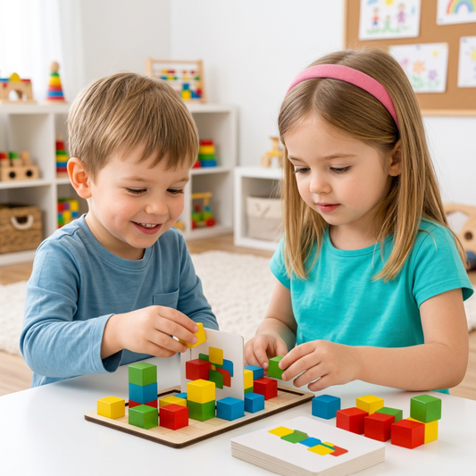 3D Color Match Building Blocks Puzzle Game
