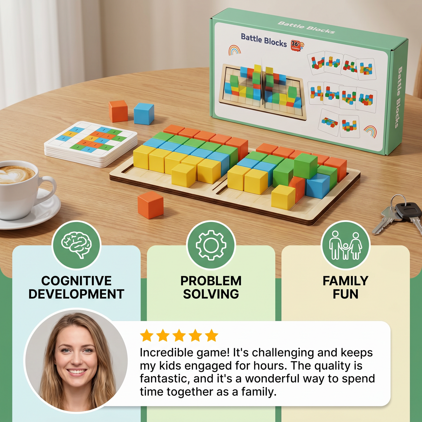 3D Color Match Building Blocks Puzzle Game
