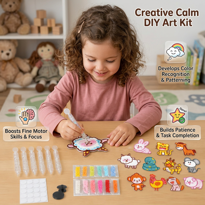 DIY Dot Bead Sticker Art Kit for Kids