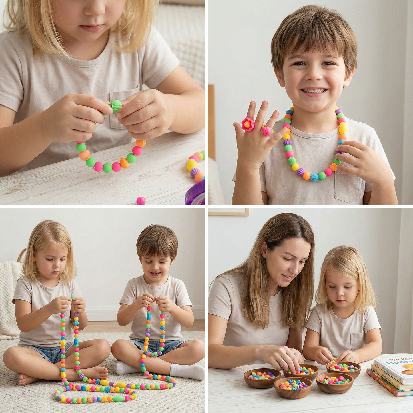 Jewellery bricks for children