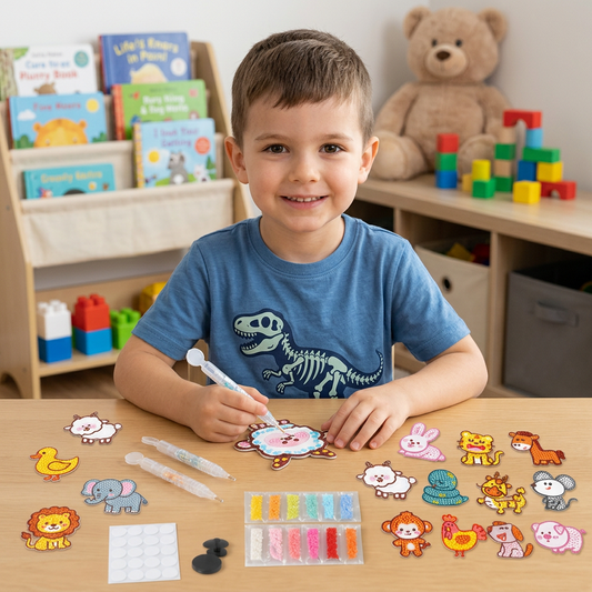 DIY Dot Bead Sticker Art Kit for Kids