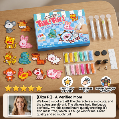 DIY Dot Bead Sticker Art Kit for Kids