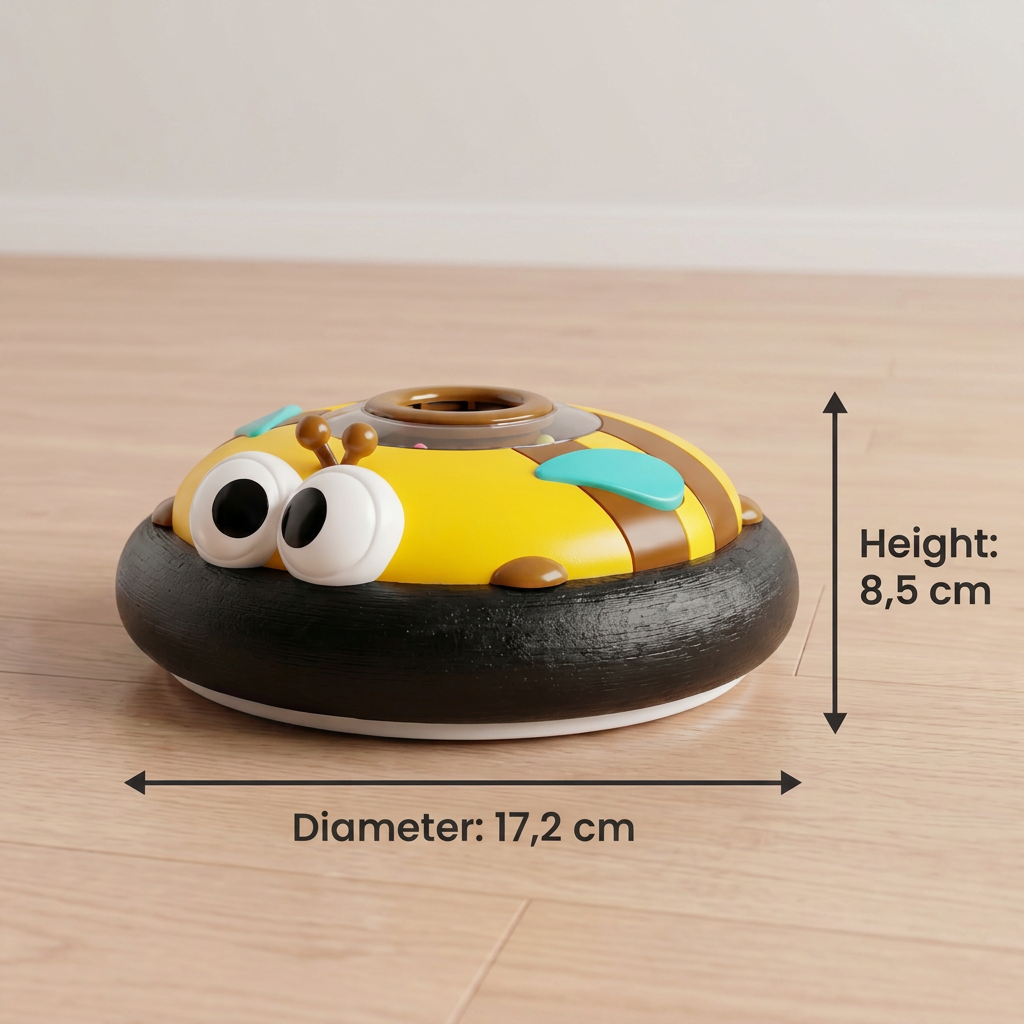 Cute Floating Air Soccer Ball with Soft Foam Bumper