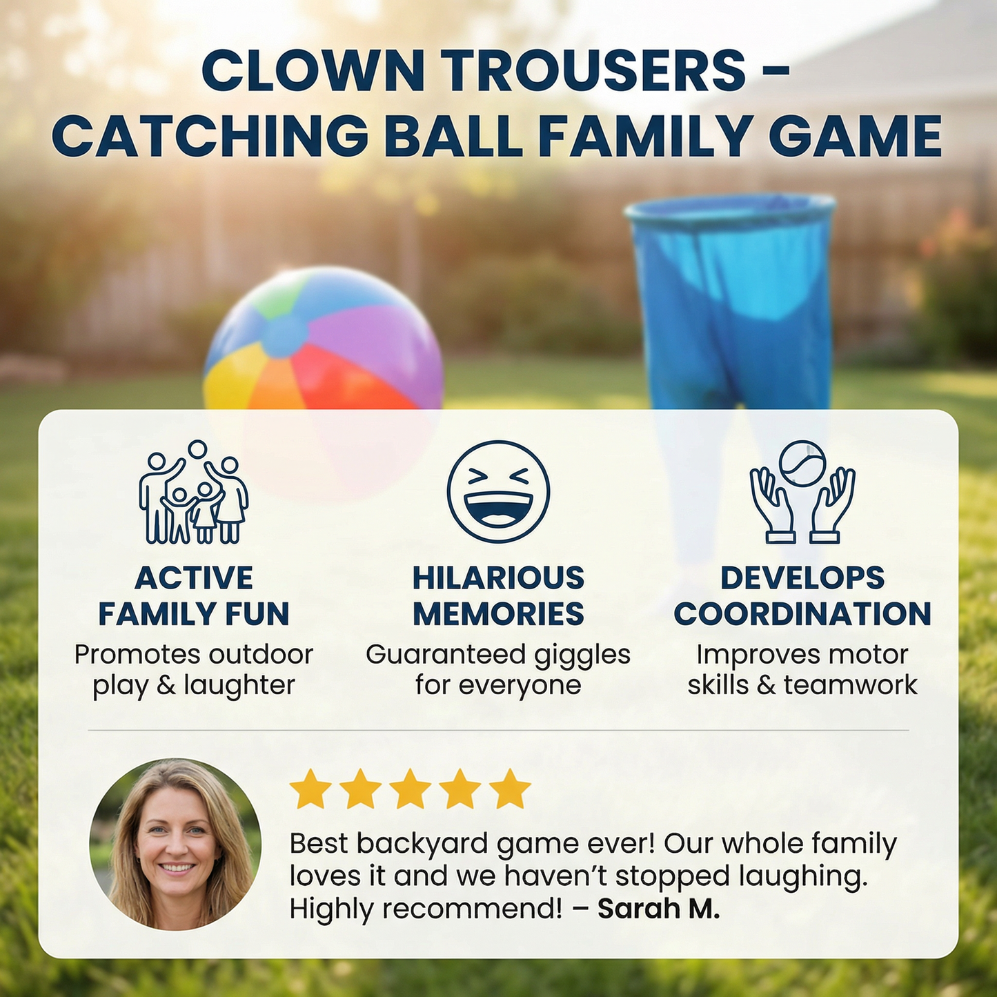 Clown Trousers - Catching Ball Family Game