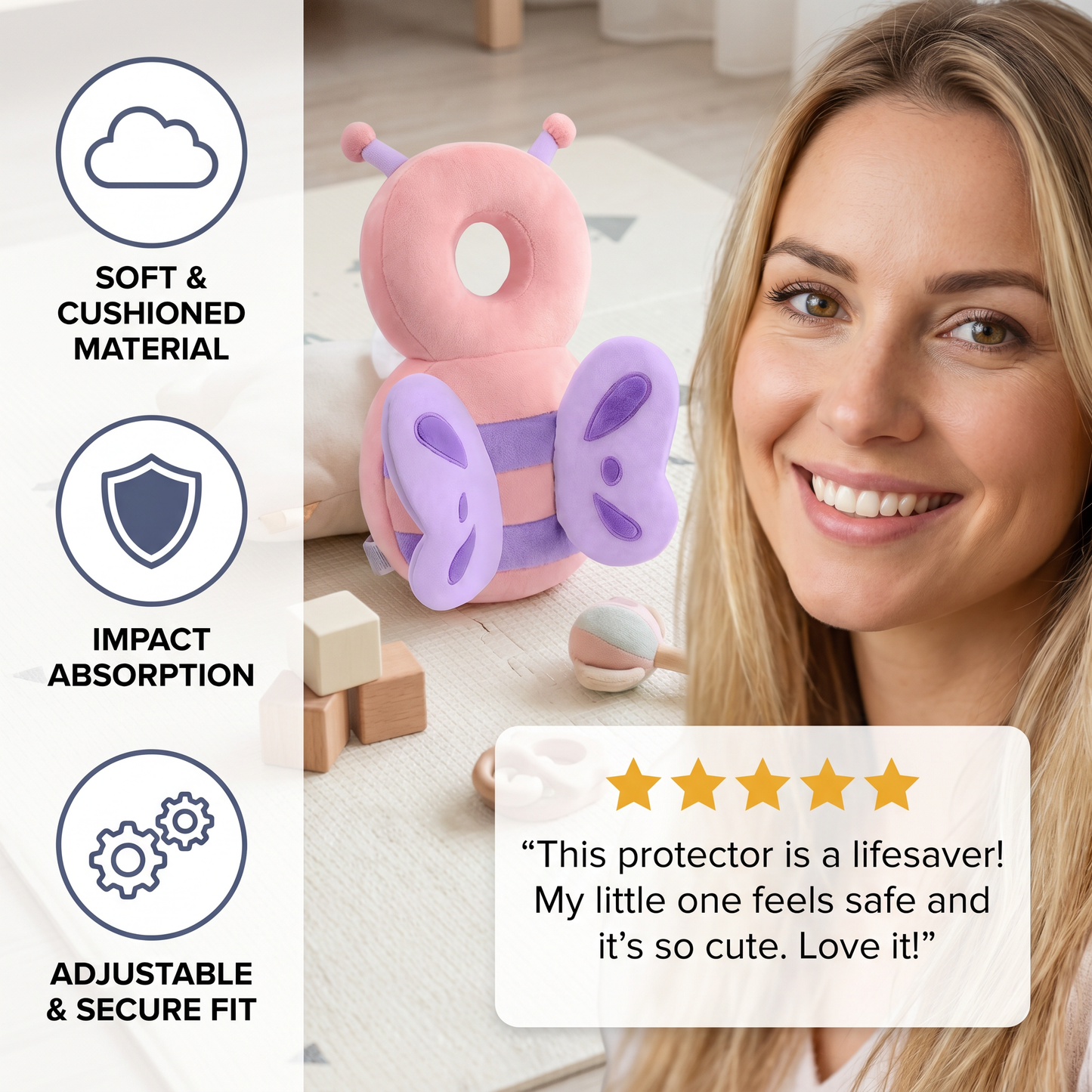 Cute Baby Head Protection