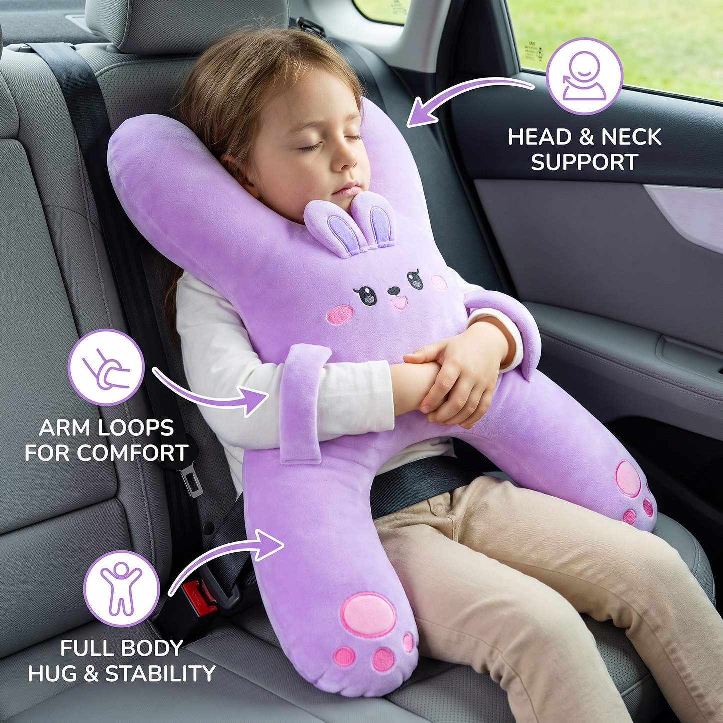 Kids Travel Sleep Support Pillow