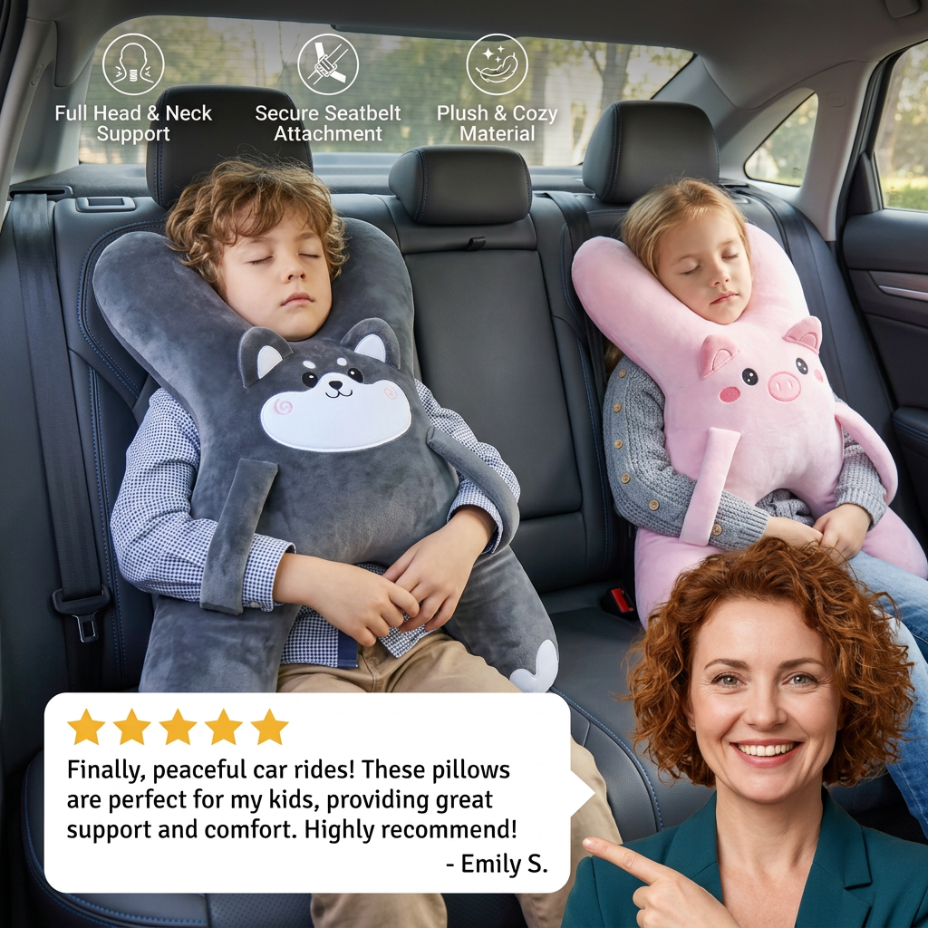 Kids Travel Sleep Support Pillow