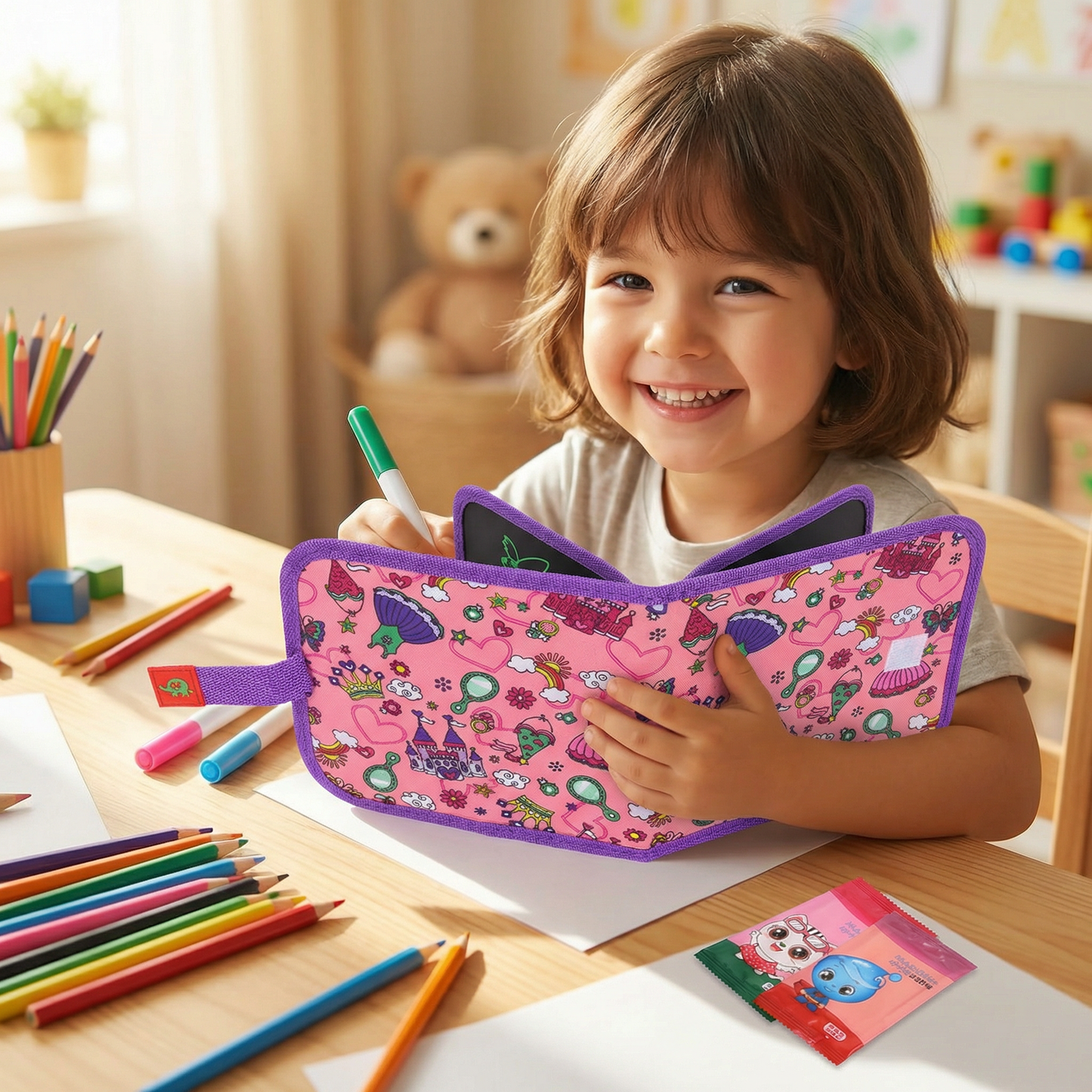 Portable Reusable Drawing Book for Children