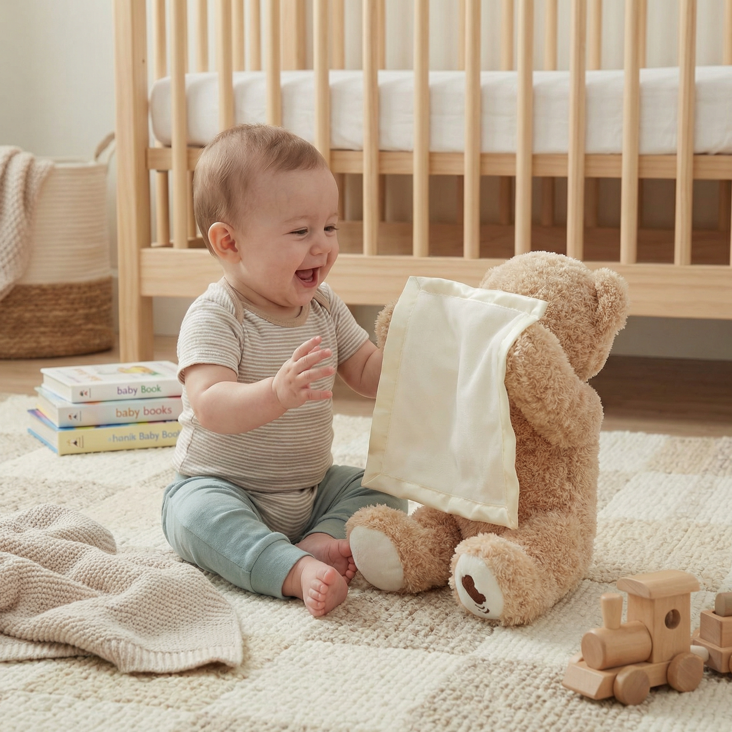 Peek-A-Boo-Teddy - Interactive Plush Toy