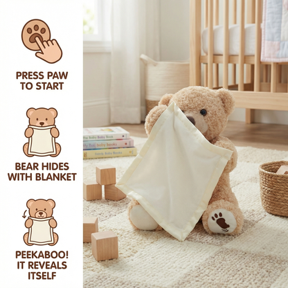 Peek-A-Boo-Teddy - Interactive Plush Toy