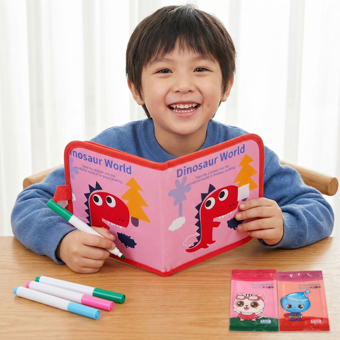 Portable Reusable Drawing Book for Children