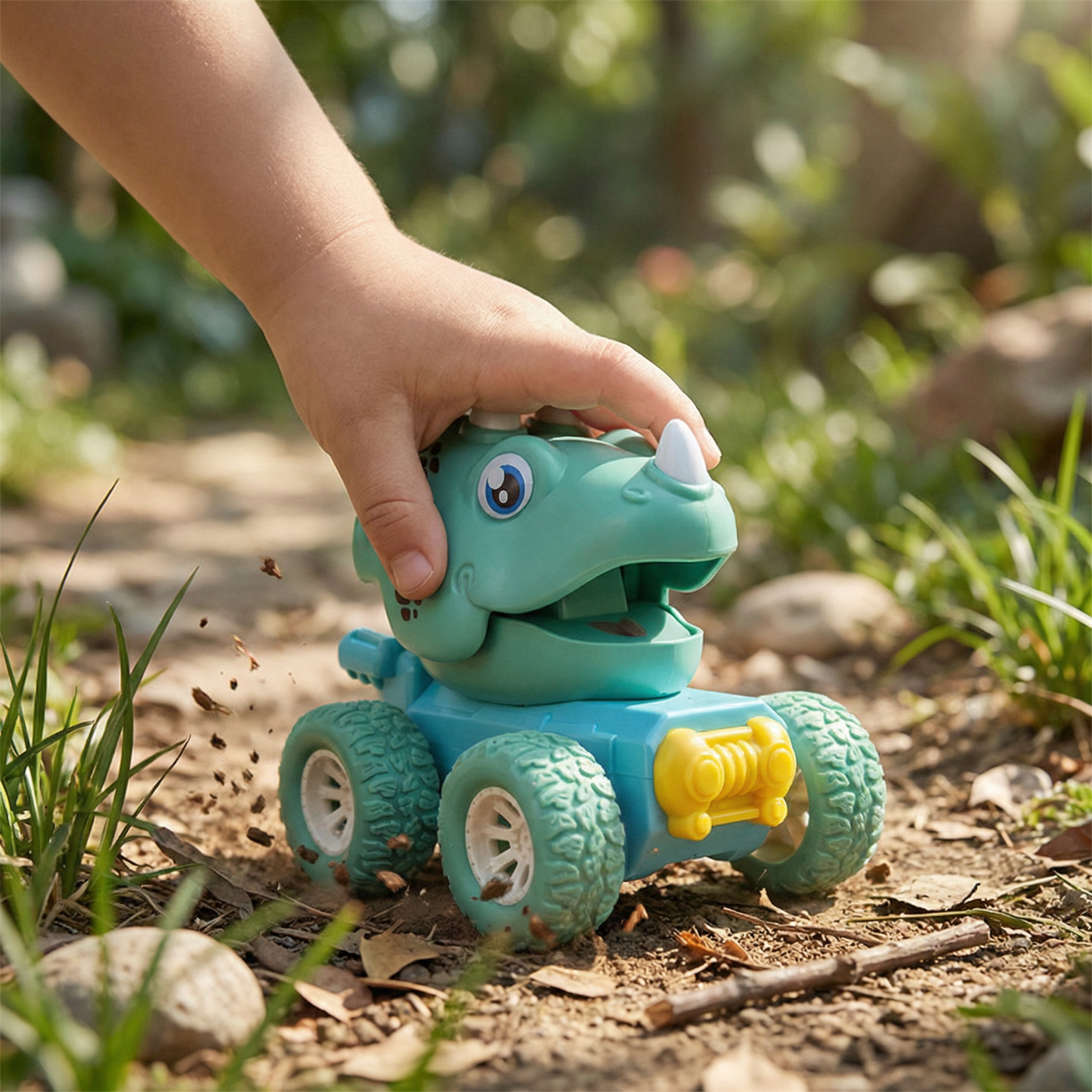 PUSH & DRIVE - DINO MONSTER TRUCKS