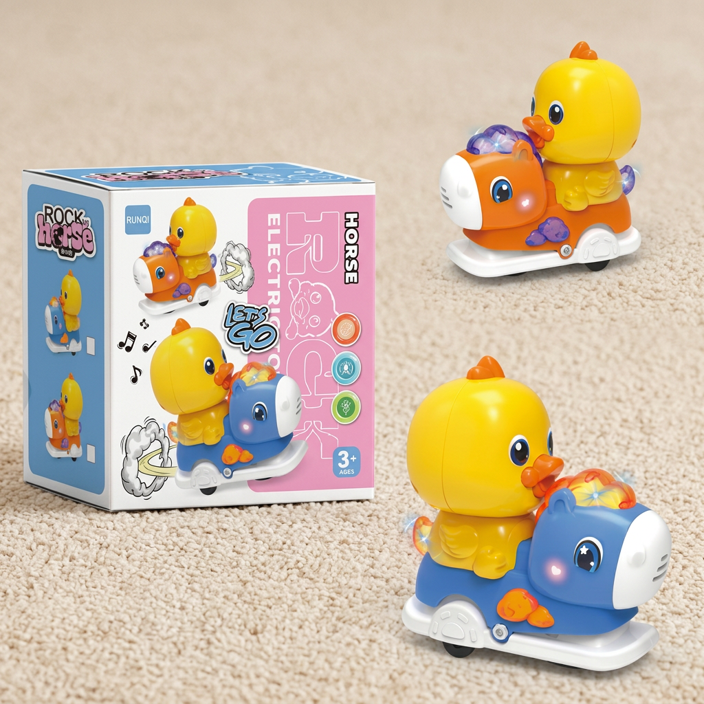 Interactive Animal Swing Toy with Music & Lights