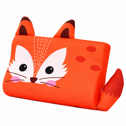 Calming Ergonomic Kids’ Pillow with Cartoon Animal Pillowcase