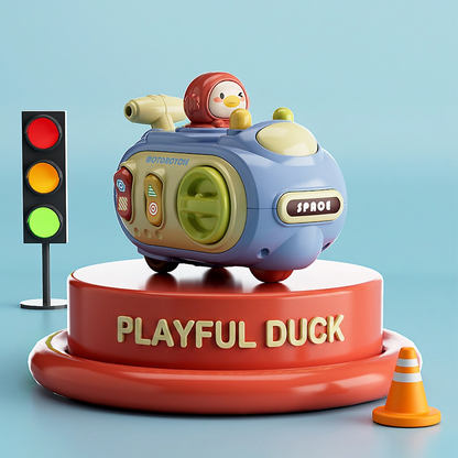 5-in-1 Press & Go Busy Car Toy for Fine Motor Skills Development