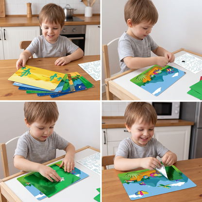 DIY Foil Art Kit – No-Mess Animal Crafts for Kids