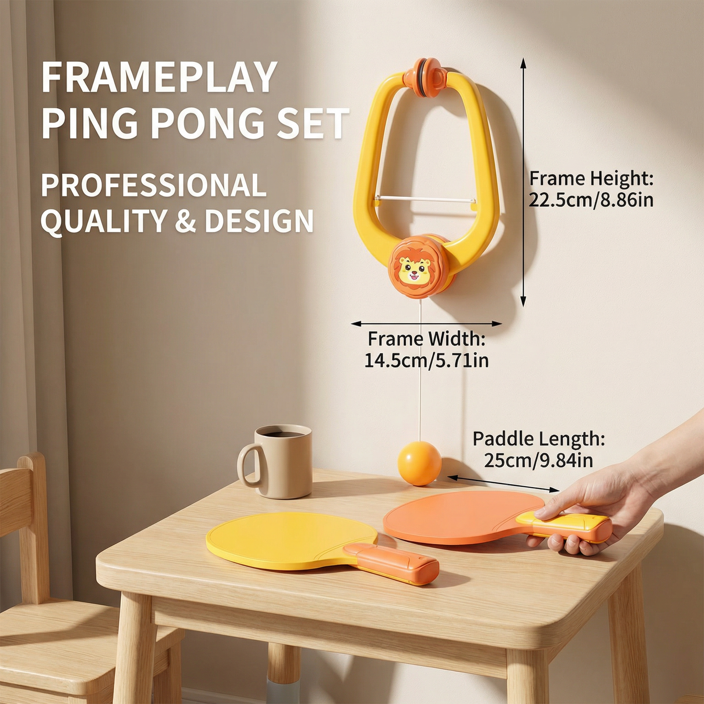 Doorframe Ping Pong Game Set