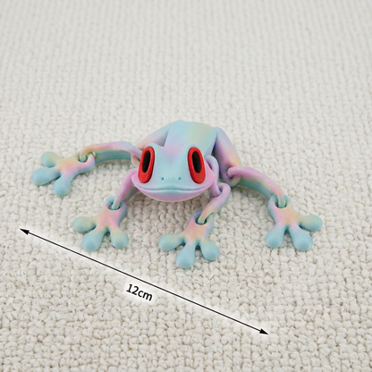 3D Printed Magnetic Flexible Frog Fidget Toy