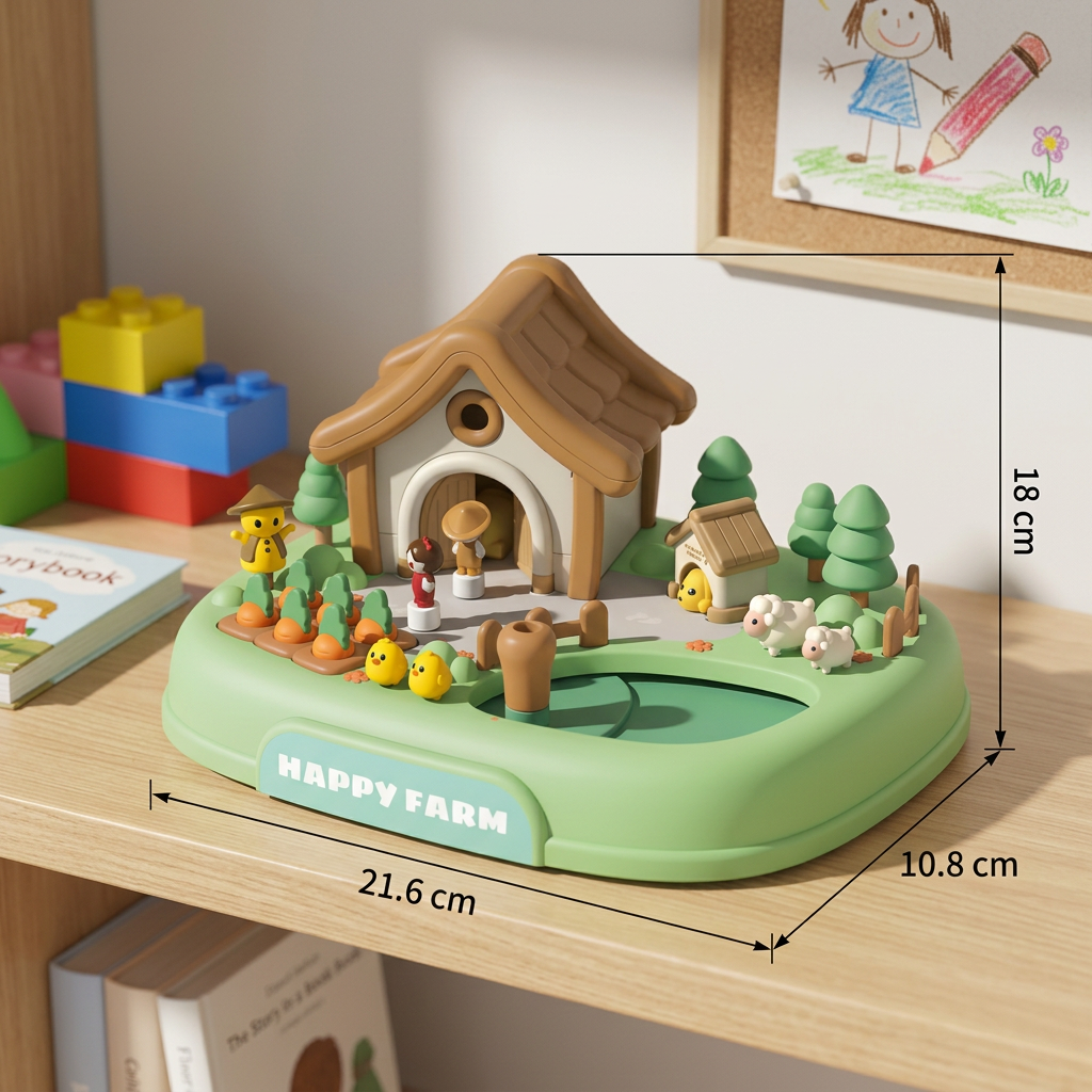 Magnetic Dream Castle & Garden Playset for Kids