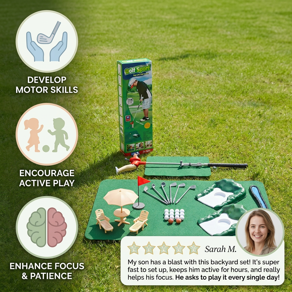 Kids Mini Golf Club Set –  Golf Toy for Children