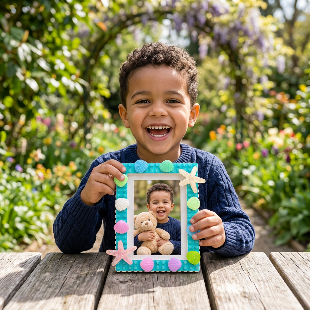 DIY Building Blocks Photo Frame Craft Kit