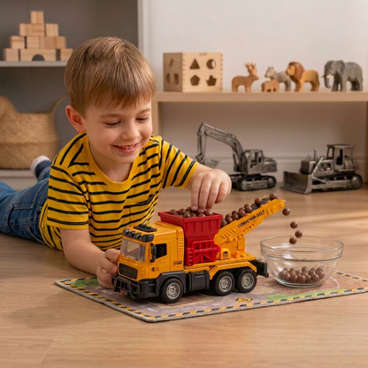 Construction Dump Truck Toy with Lights & Sounds