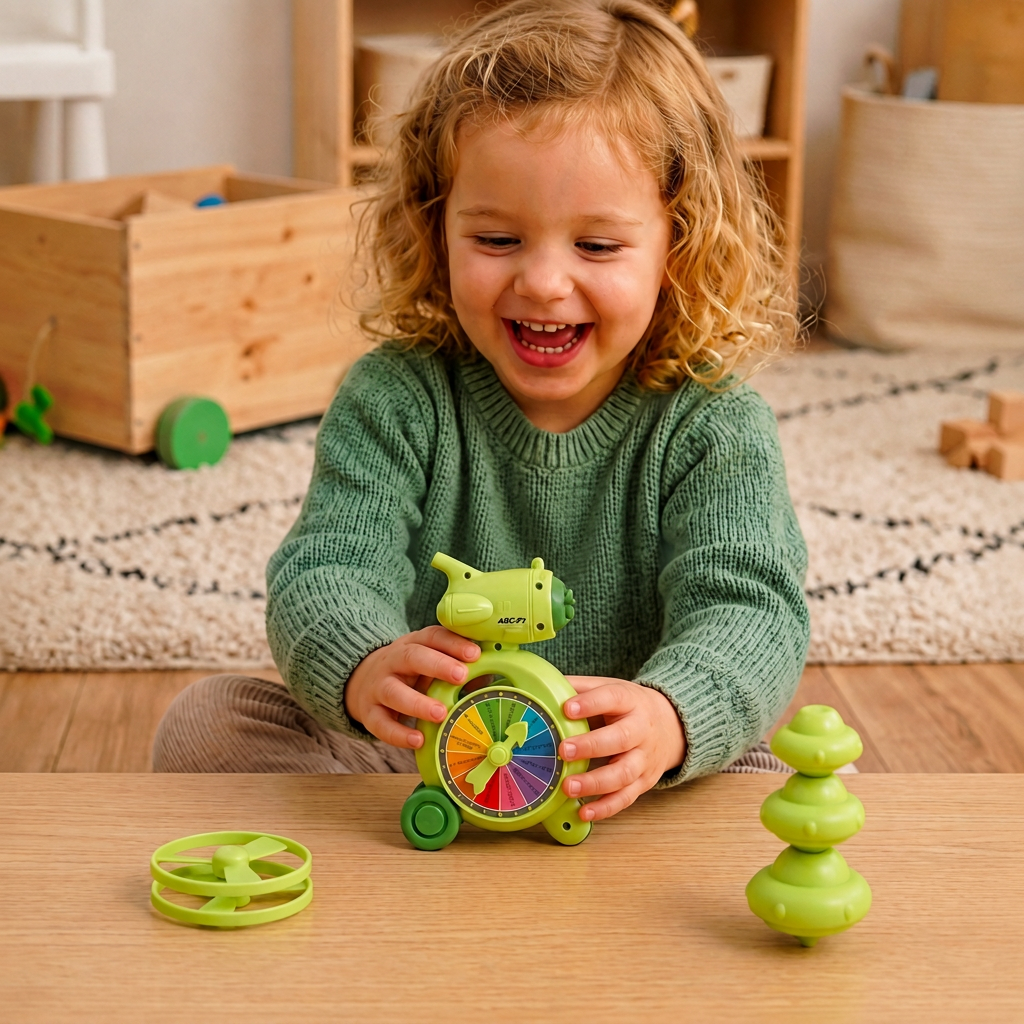 5-in-1 Gyro Educational Toy – Spinning, Balancing & Stacking Skill Game for Kids