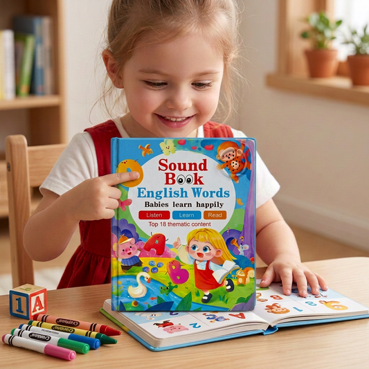 Interactive English Sound Book for Kids - Tap & Listen - Fun & Easy Early Learning