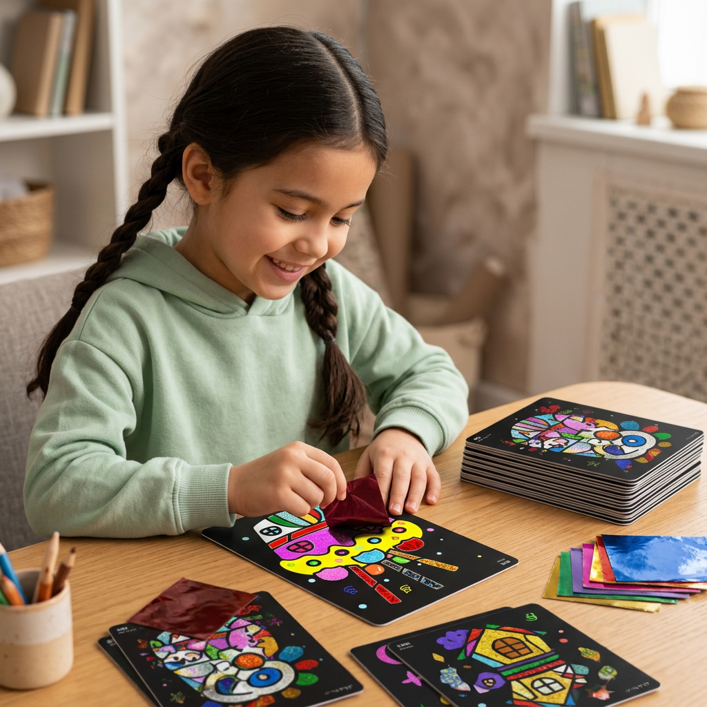 DIY Foil Art Craft Kit for Kids