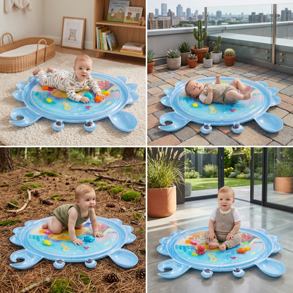 2in1 Interactive Tummy Time Toy & Play Mat