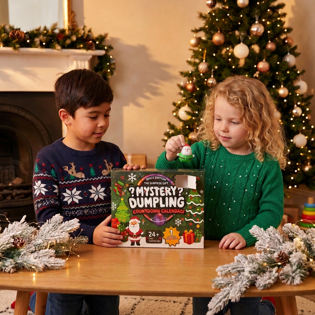 Christmas Squishy Advent Calendar for Kids